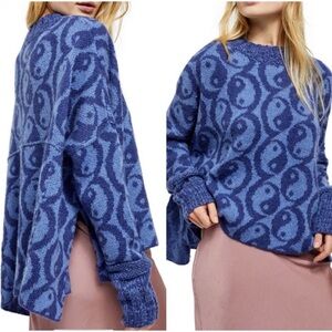 Free People Yin Yang Knit Oversized Sweater